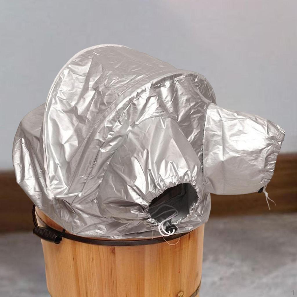 Foot Bath Bucket Hood, Waterproof, Foldable, Steamer Cover, Feet Soaking Basin Hood Cover