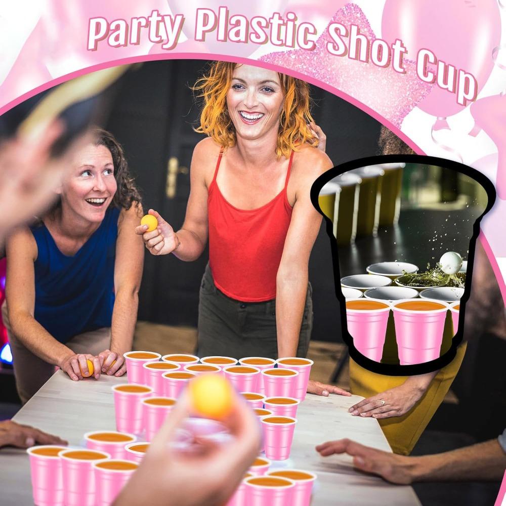 50pcs 2 Oz Plastic Shot Cups Mini Shot Glasses Party Cups Beer Taste Serving Snacks Plastic Shot Cups Plastic Mini Water Cups Jello Shots