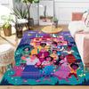1pc Disney Encanto Pattern Carpet Area Rug Non-slip Carpet Hand Washable Floor Mat Suitable For Living Room Bedroom Home Decor Room Decor
