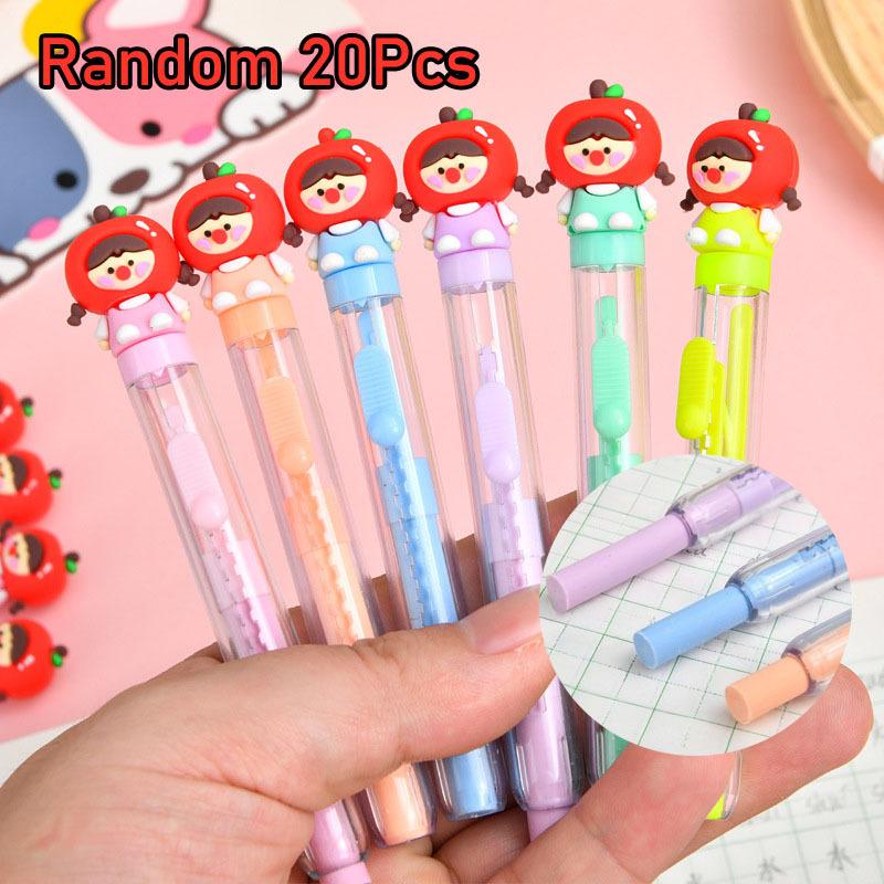 1pc Cartoon Creative Design Push-pull Eraser, Student Correction Tools School Drawing Writing Erase Supplies Party Gifts, Clean Wipe No Trace, Quick