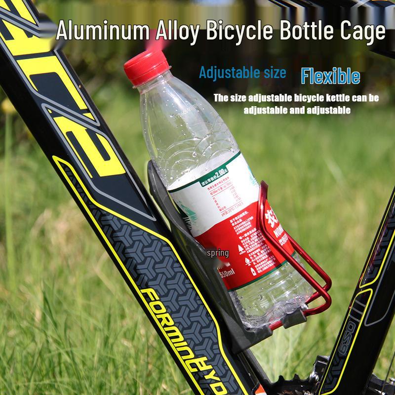 Ultra-light Aluminum Alloy Bicycle Water Bottle Cage for Road and Mountain Bikes