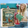 National Parks Christmas Countdown Calendar With Nature Theme For Family And Friends Celebration