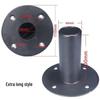 Iron Bottom Speaker Stand with Metal Base and Single Hole Support