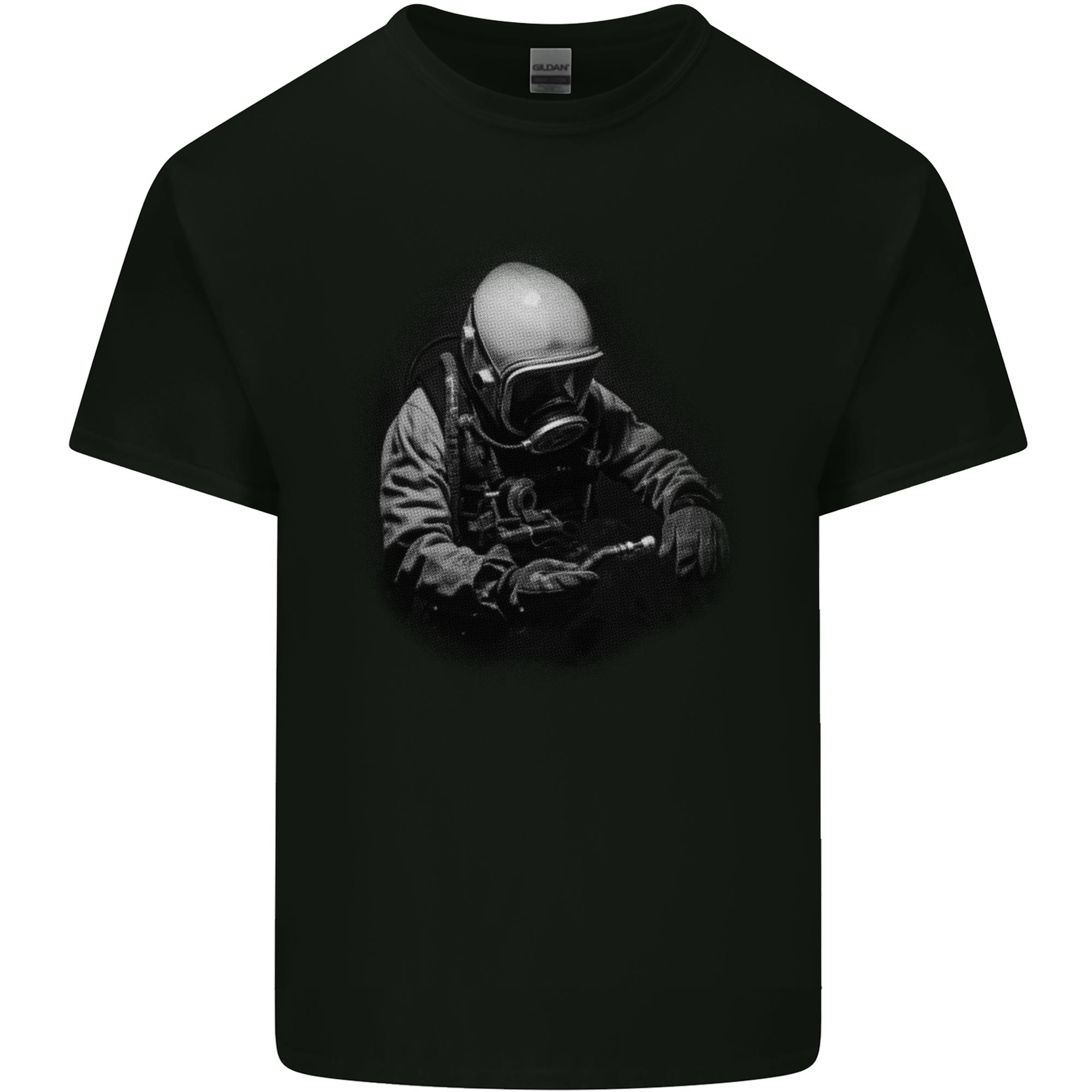 Underwater Welder Scuba Diving Diver Unisexs Light Cotton TShirt S