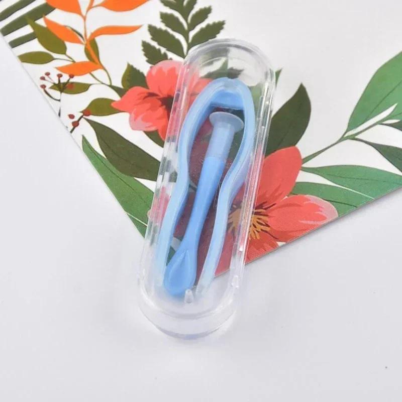Remover Contact Lenses Inserter Color Tweezers Suction Stick Eyes Care Tool Kit Contact Lens Case Clip Stick Tweezers Pupils