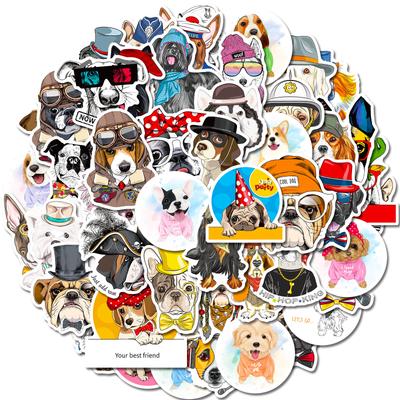 50 Various Cute Puppy Mix And Match Graffiti Stickers Decorative Stickers