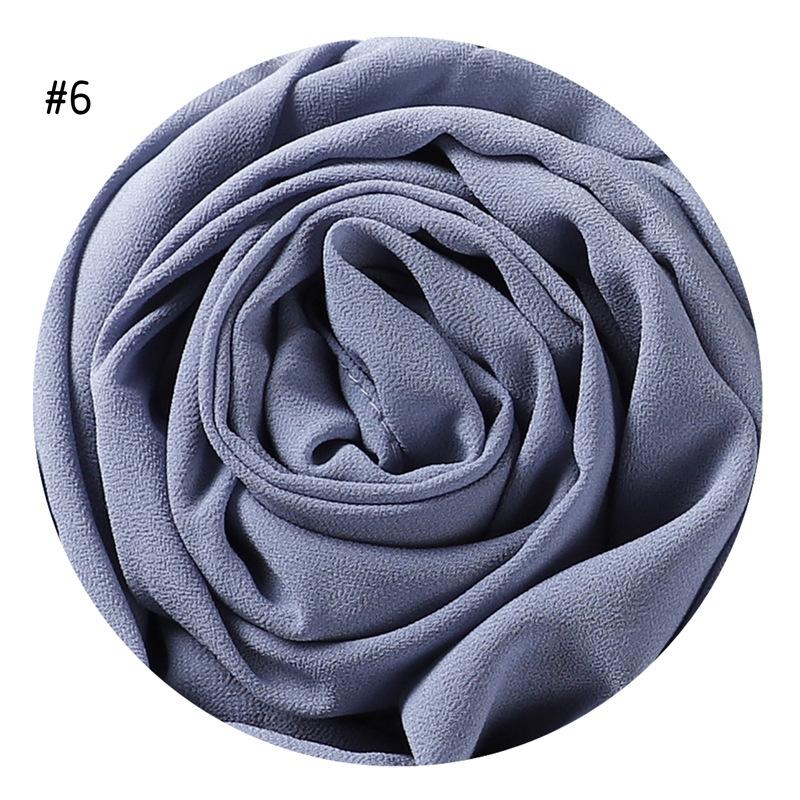 175X70Cm  High Quality Malaysian Pearl Chiffon Hijab Bundles Solid Color Scarves Head Scarf For Muslim Woman 73 Colors