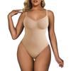 Dámské bezešvé body tvarující postavu plus size: Kontrola bříška, Zvednutí boků, Tanga, Nátělník