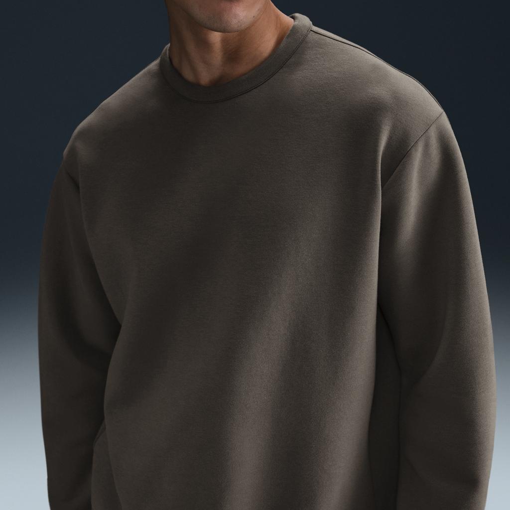 Nová pánská mikina Nike Dri-Fit Barva Cave Stone Gray/Medium Gray HQ6965-289