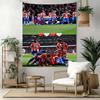 Atletico Madrid Wanddekoration Wandteppich Kunst Für Haustiermemorial Geburtstag Hochzeitsparty Kulisse Familiengeschenk