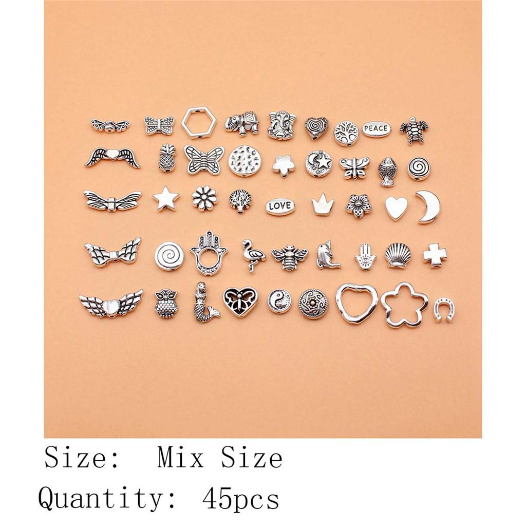 New Year's Day Aesthetic Jewelry Charms Study Sports Mixed Set Charms Pendant Women's Bag Bracelet Pendant