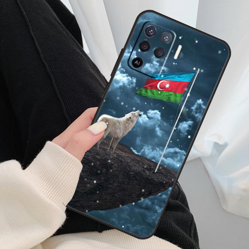 Azerbaijan Buta Flag Case For Oppo A40 A60 A80 A5 Pro A15 A16 A17 A57 A77 A94 A74 A54 A76 A96 A18 A38 A58 A78 A98