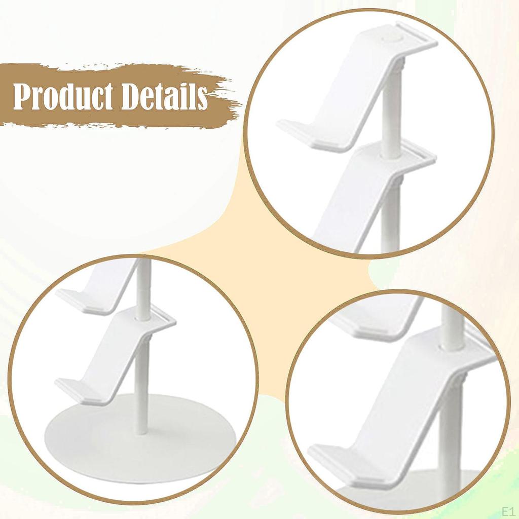 4-stöckiger Gamecontroller-Ständer Desktop Stabile Basis Aufbewahrungsregal Headset-Halter Display