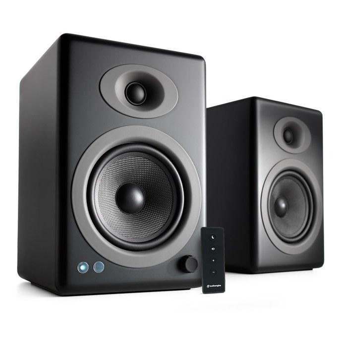 Audioengine A5+ Wireless Powered Speaker – Bluetooth aptX HD, 24bit DAC (Black)