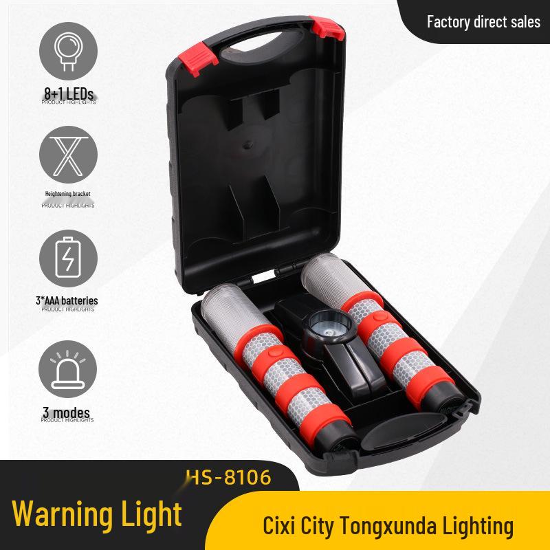 

In-Stock Multi-color LED Traffic Warning & Emergency Command Stick No