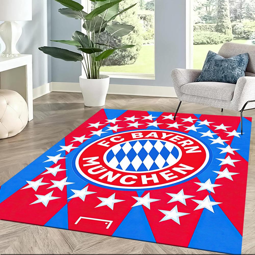 Bayern Munich Floor Rug Office Rug Suitable for Entryway Decorate room Game Room Living Rooms Antislip Carpet Anime Office Decor Gift for Festivals
