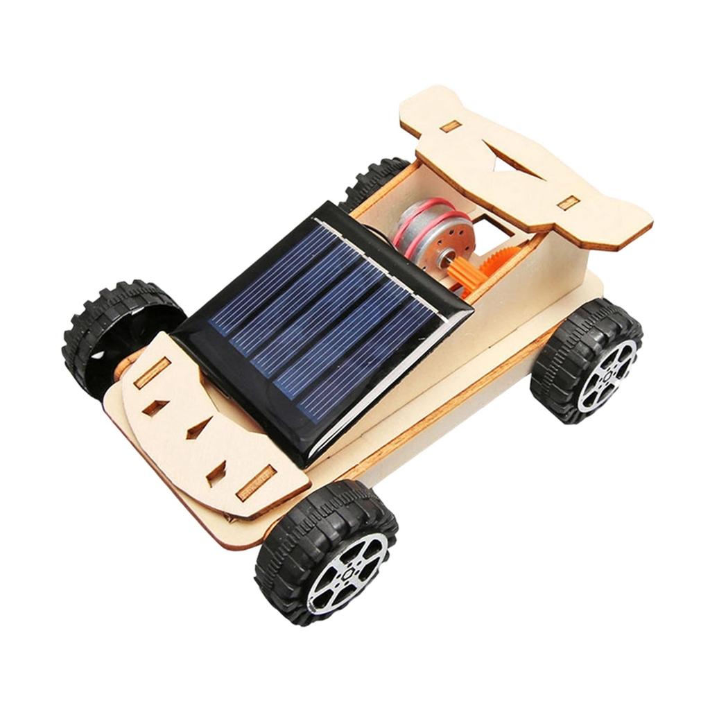 DIY Solar Powered Car Science Projects Development Engineering Experiment Model