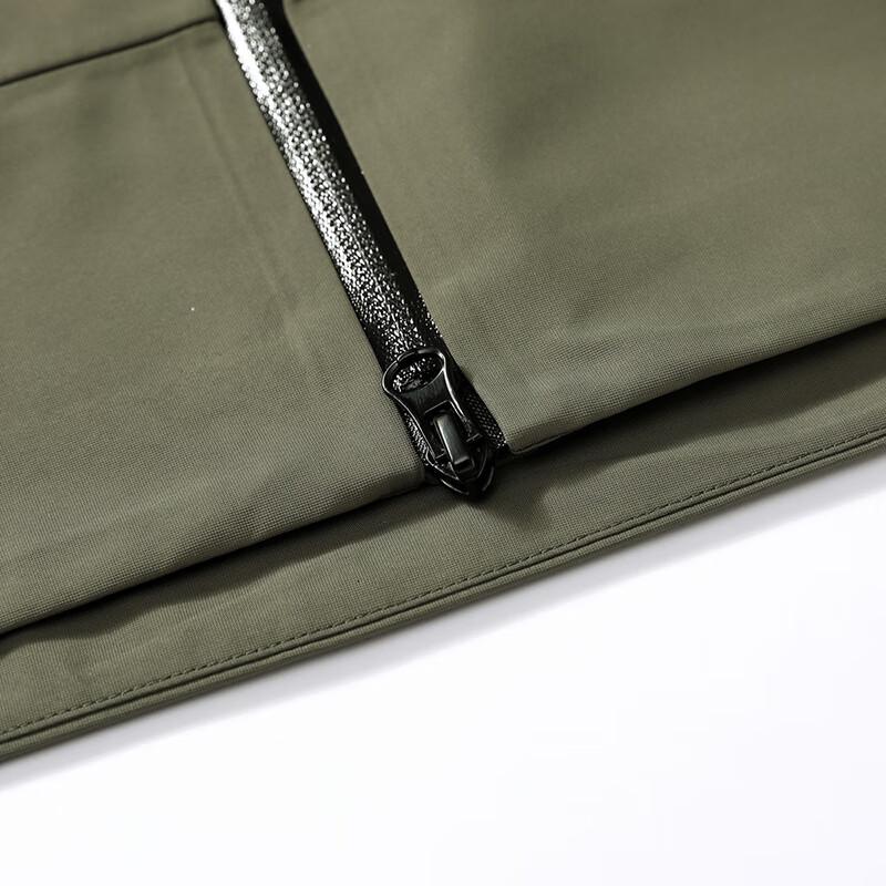 SNOWFLYING Men's Hooded High-Collar Casual Jacket