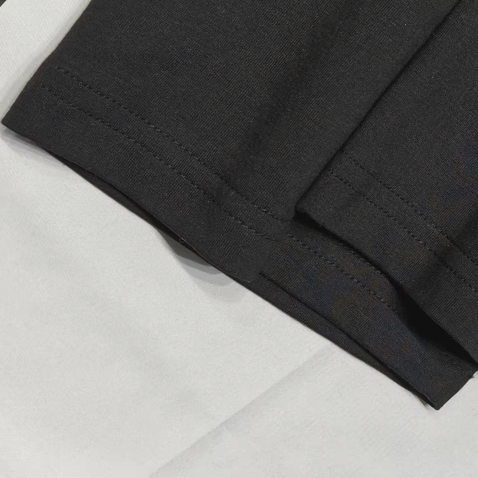 Summer Cotton Men's Letter Print T-Shirts Streetwear Hip Hop Punk Graphic Tees Summer Casual Relaxed Short Sleeve Harajuku Tops