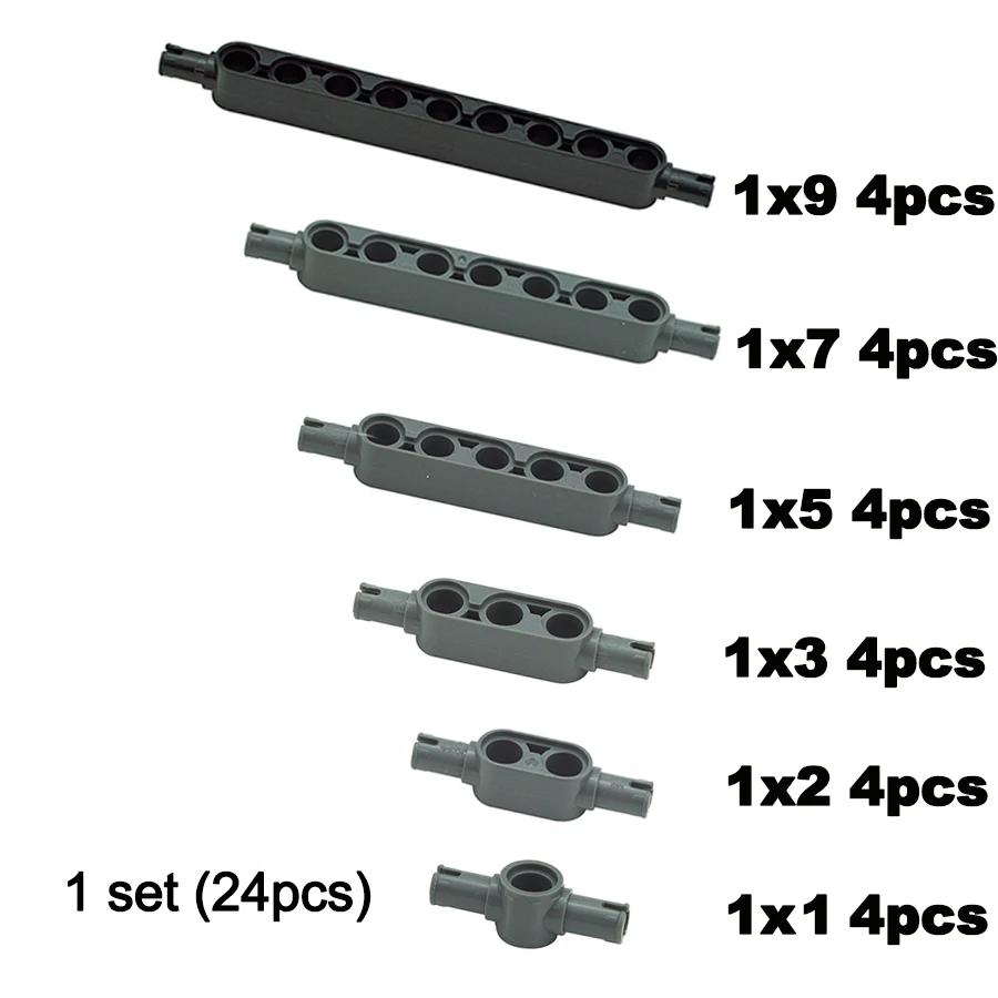 Studless Liftarm Crane DIY Brick Special Parts MOC Technical 1x3 1x4 1x5 1x6 1x7 1x9 1x11 Beam Center Thick Hole Building Blocks