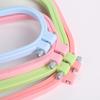 Candy Color Off-White Square ABS Embroidery Hoop - Multiple Sizes for Embroidery Machines