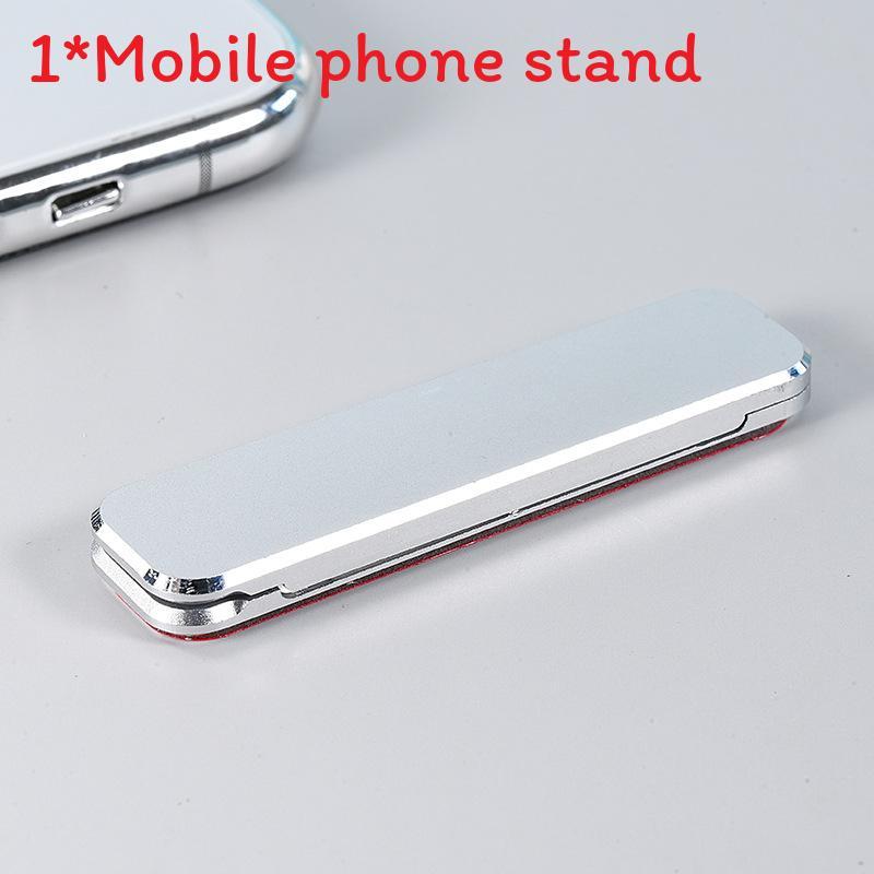 

Aluminum Alloy Foldable Phone Support With Adhesive Back For Home And Onthego Comfort