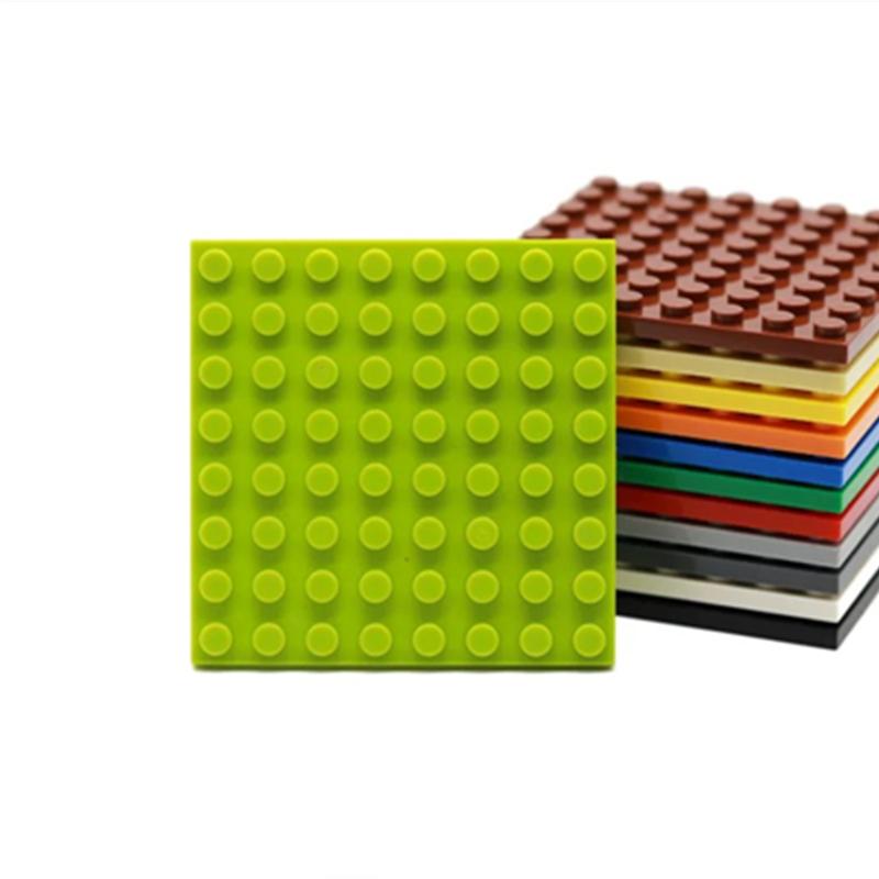 12PCS PLATE 8x8 Compatible with 41539 Self-Locking Bricks Building Blocks Toys Accessories