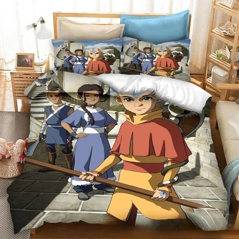 

Аватар: Легенда об Аанге Комплект постельного белья Комплект постельных принадлежностей Детский Пододеяльник Комплект одеяла Постельное белье Односпальный Двуспальный Кинг-сайз EU single(135x200cm)