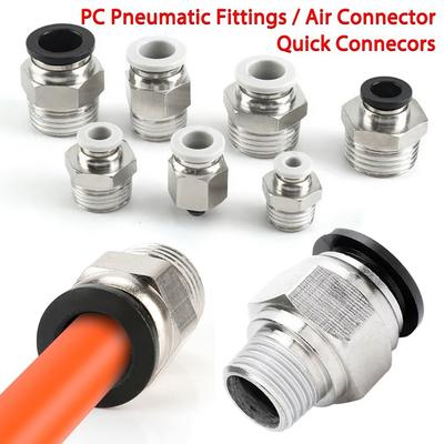 1 buc țeavă montaj PC fitinguri pneumatice drepte conectori rapidi conector de aer durabil