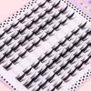 Simulation False Eyelashes Comic Elf Self Adhesive Individual Cluster Reusable Segmented Winged Thick Lash Extension 12Mm