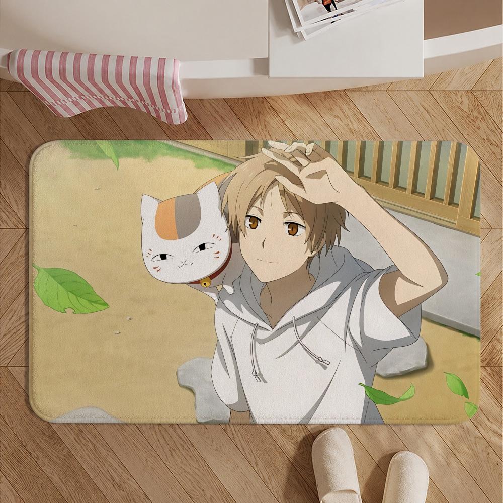 Anime-Natsume's Book of FriendsS Floor Mat Soft Non-Slip Bath Mat, Bedside Carpet, Absorbent Doormat for Home