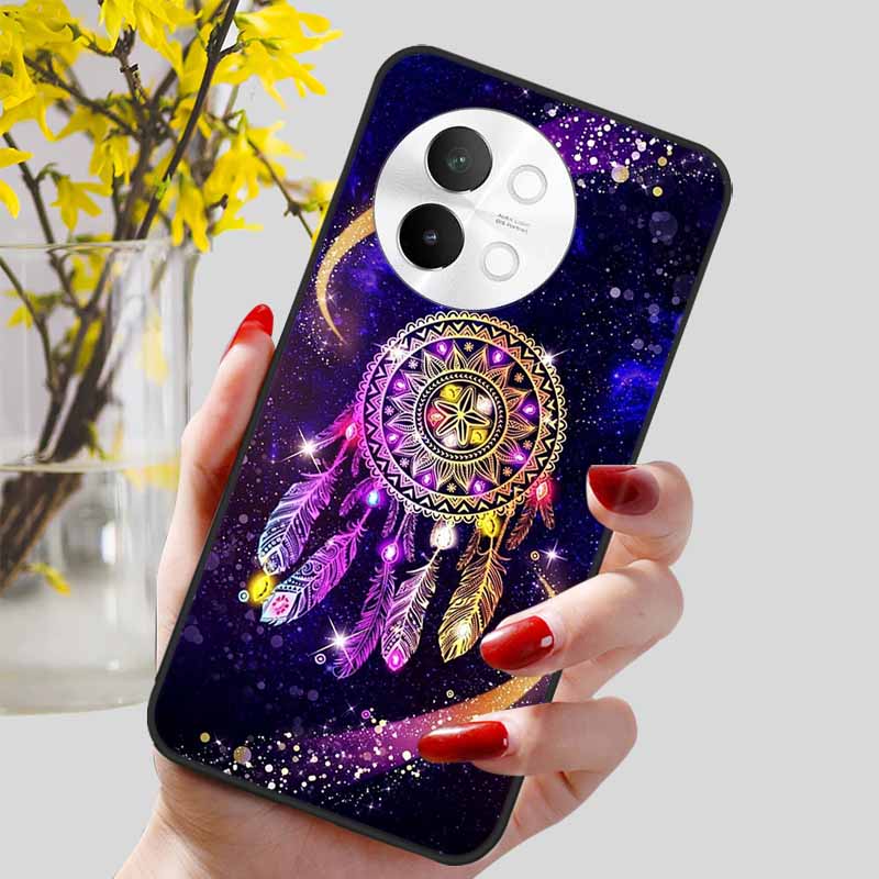 For Vivo V40 Lite 5G Case Fashion Soft Silicone Lovely Phone Cover for Vivo V 40 Lite V40Lite 5G Protect Back Cover TPU Coques