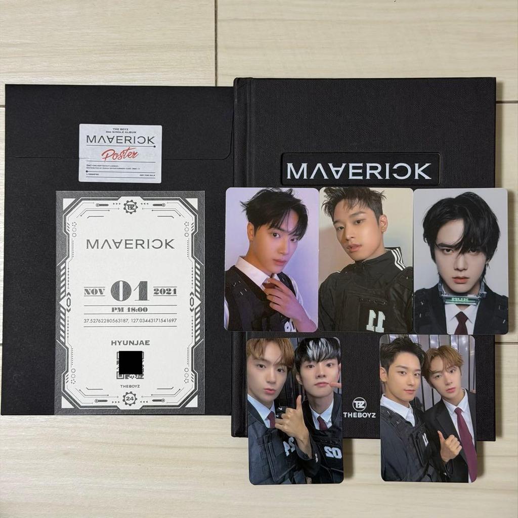 [USED] THE BOYZ MAVERICK Album with all bonuses + 1
