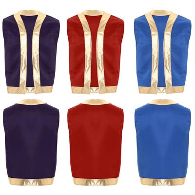 Gilet de costume de crapaud pour hommes et adultes, gilet ouvert sur le devant pour Halloween, dessin animé, capitaine, cosplay