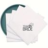 20PCS Bride To Be Napkin Wedding Dinner Table Atmosphere Decoration Engagement Party Napkin Dining Table Disposable Paper