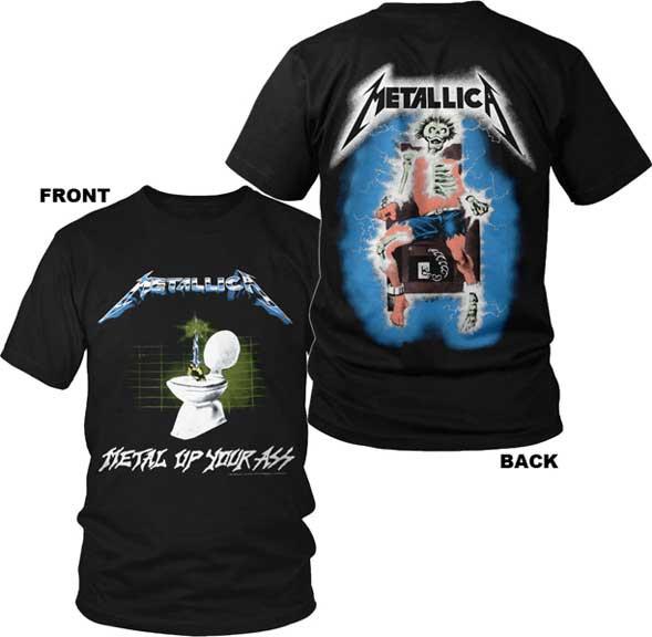 Metallica Metal Up Your Ass  (двусторонний) Футболка Unisex S