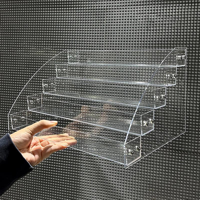 Multi-layer Acrylic Display Stand Transparent Storage Rack Perfume Cosmetic Display Rack Essential Oil Bottle Storage Organizer