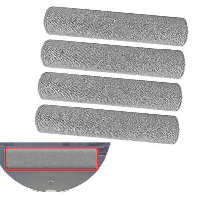4pcs Vacuum Replacement Roller Mop For Dreame Aqua10 Ultra Track Complete/Aqua10 Pro Track Robot Vacuum Cleaners Accessories