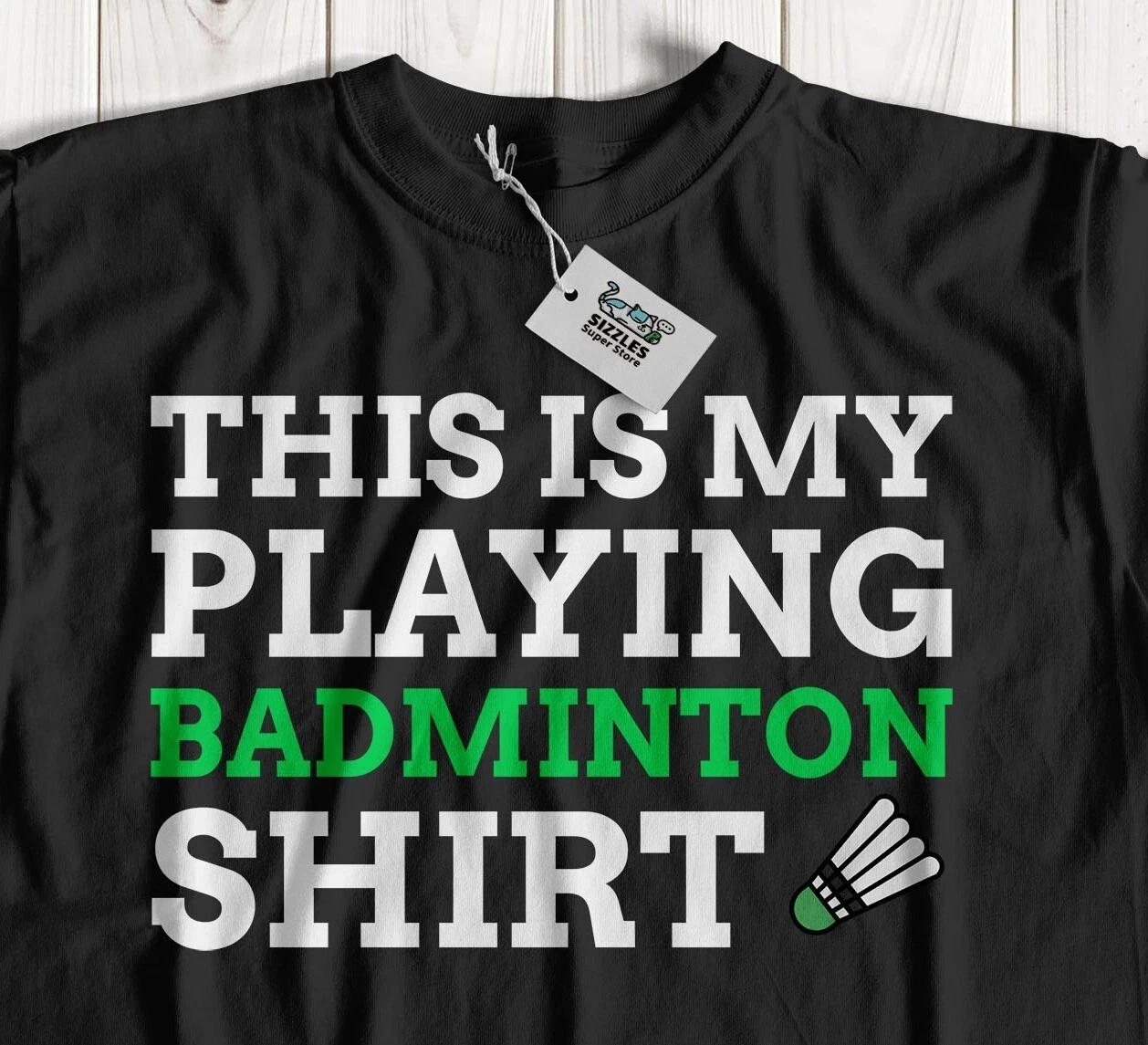 

This Is My Playing Badminton T-Shirt & Shuttlecock Gifts 2XL