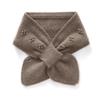 Women's 100% Cashmere Crochet Knit Scarf - New Fashion Solid Color Warm Neck Wrap