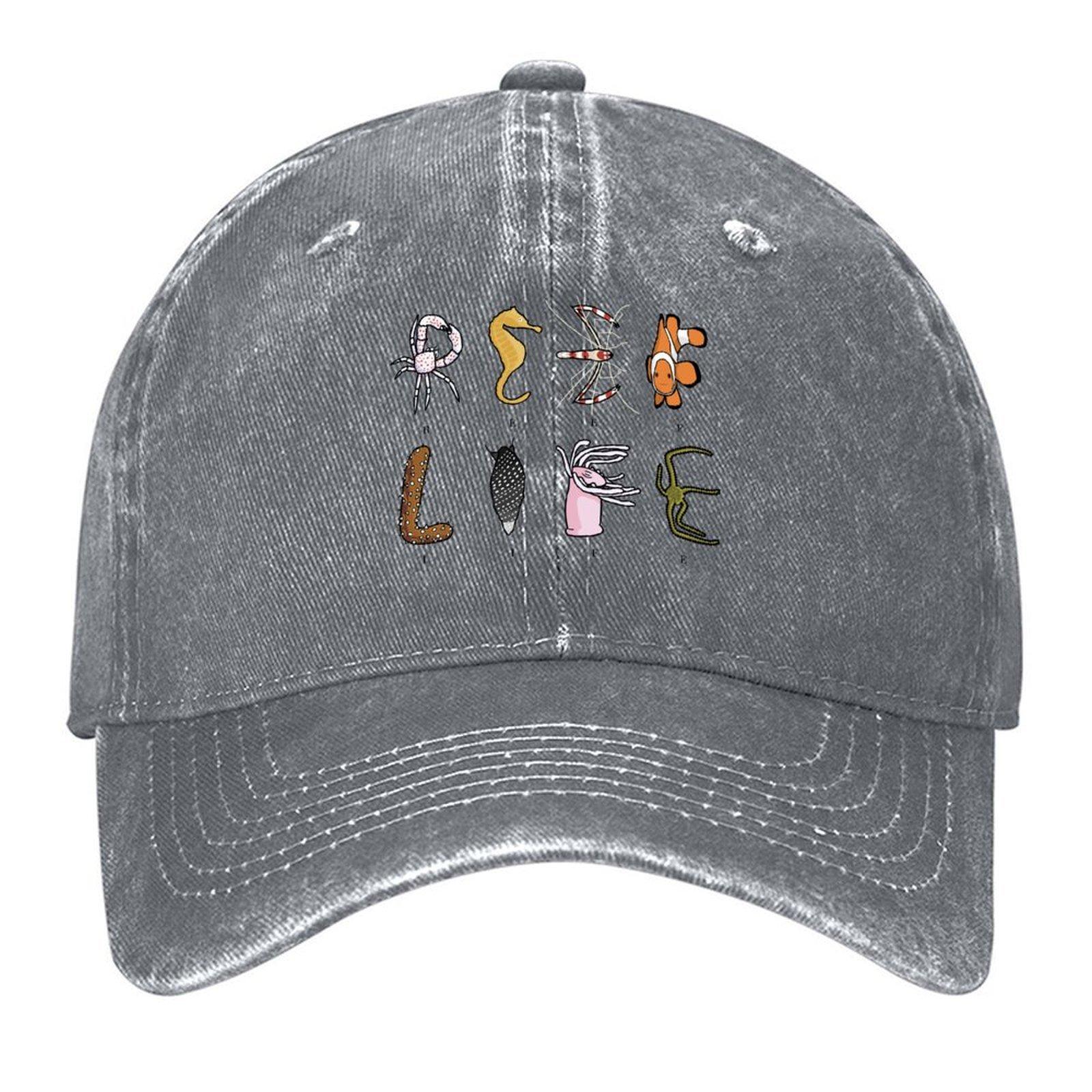 Reef Life Baseball Cap Hat Man For The Sun hats on offer Trucker Hat custom Hat For Man Womens