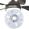 15/18/24W Ceiling Fan Light Round Panel 3.9/4.9/6.2 Inch Ceiling Flush Light Retrofit Kit Panel Energy Efficiency Retrofit Kit