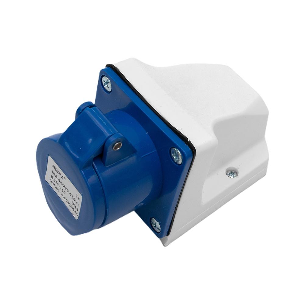 Priză-Fișă de Perete IP44 Impermeabilă 220-250V 16A Rulotă Autorulotă