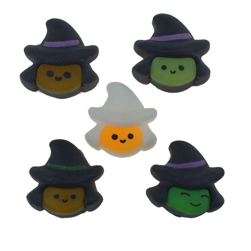 10pcs Ghost Cartoon Halloween Fidget Toy Slow Rebounce Pinch Compression Toy  Costume