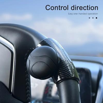 Aumenta la potenza di sterzata della tua auto con questa manopola girevole a 360° con maniglia elettrica a sfera - Accessori di guida ausiliari per auto e camion
