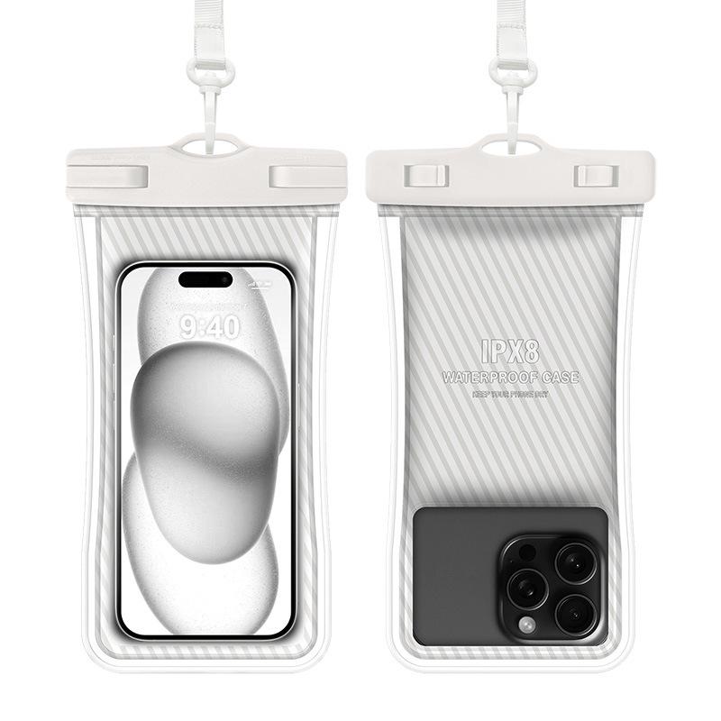 Compact Floating Waterproof Phone Case with Airbag for Rafting - IPX8 Rated, Touchscreen-Compatible Universal for 99% of Devices