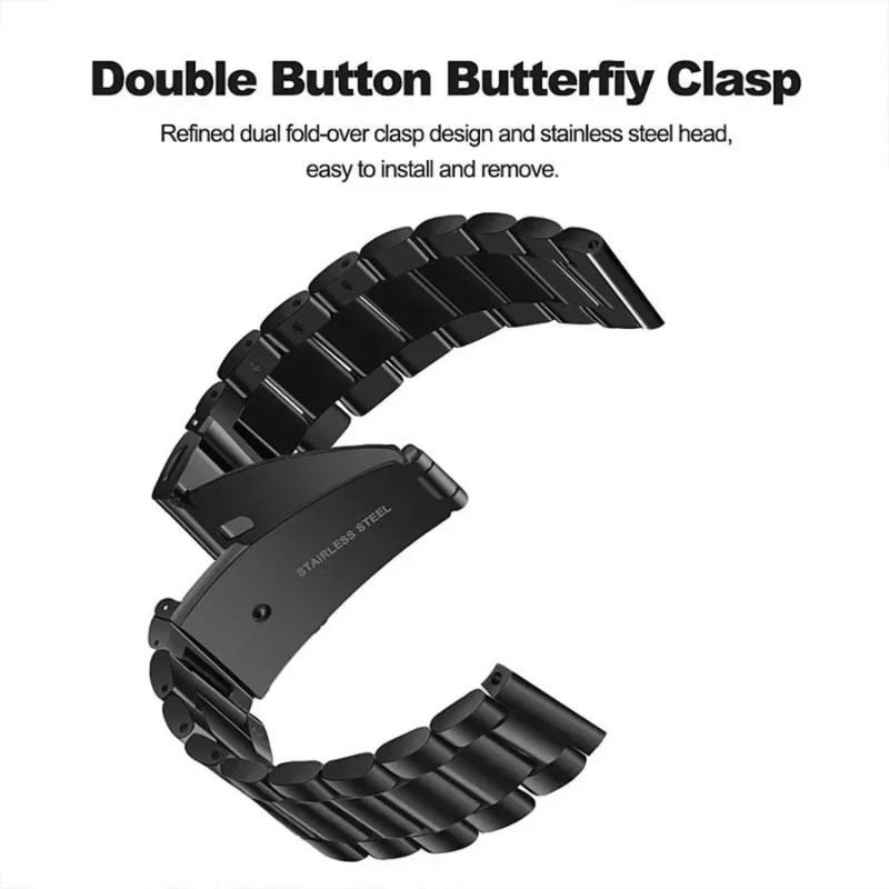 Stainless Steel Band for Amazfit Active 2 Square Band Metal Bracelet for Amazfit Active 2/GTR GTS2 3 4/Balance 2/Bip 6 5 3 3Pro