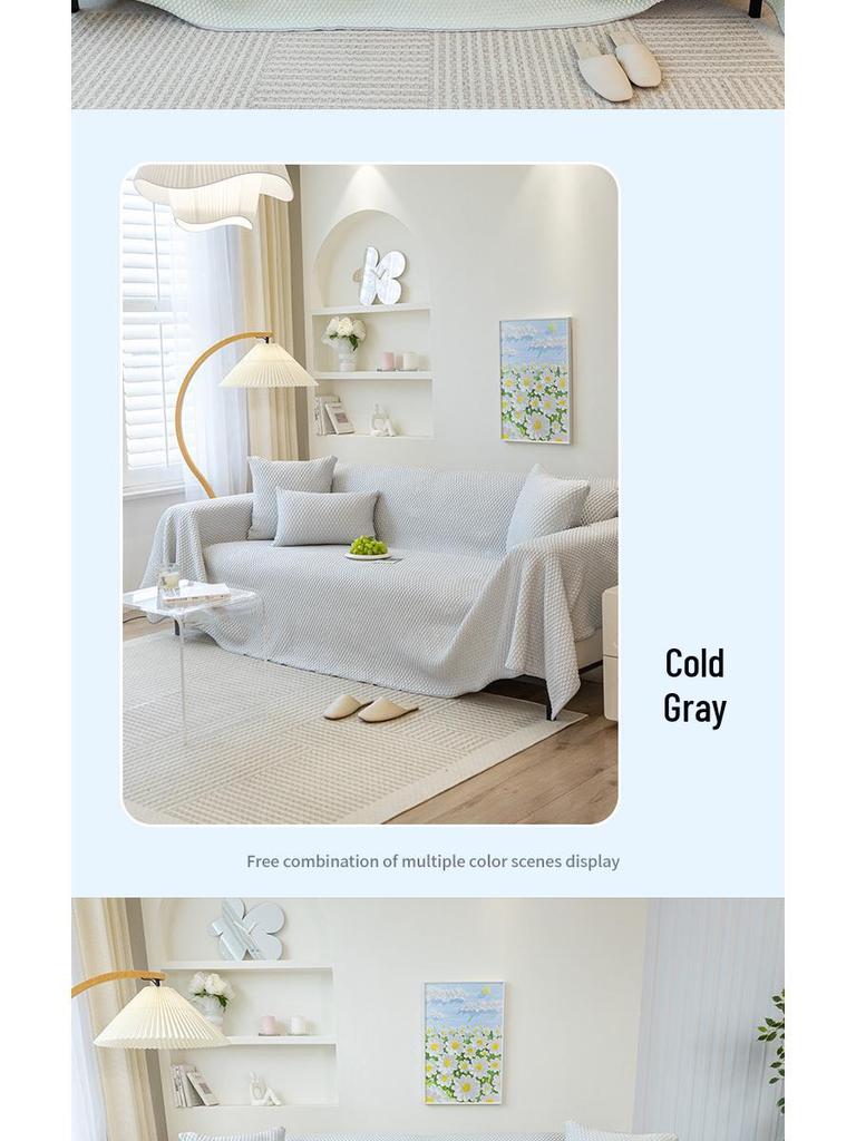 Modern Minimalist Anti-Scratch Cooling Sofa Cover & Bed Protector