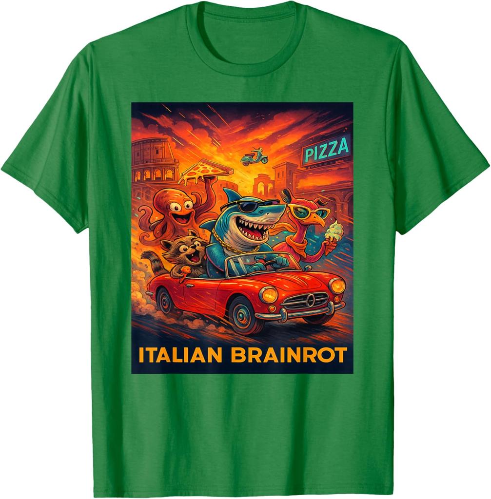 Italian Brainrot Trendy Viral Internet Meme Unisex T-Shirt 2