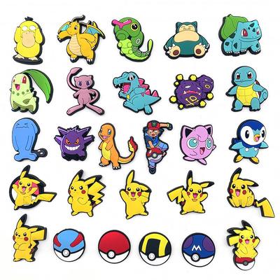 Adorable Pokemon Flower Clogs Shoe Buckles: Popular DIY Garden Shoe Accessories